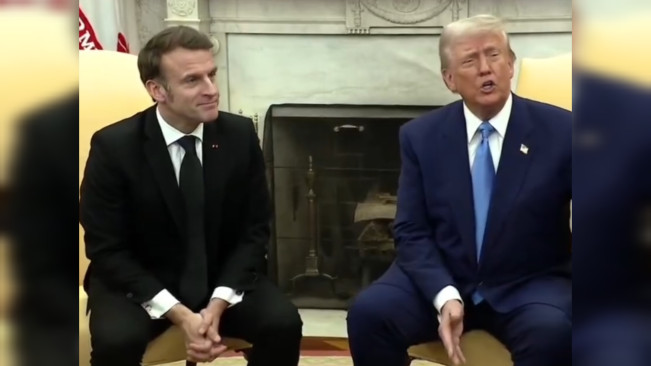 Viral! Presiden Perancis Emmanuel Macron Disetop Polisi New York Gara-Gara Motorcade Donald Trump